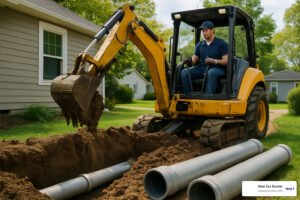 sewer line replacement service